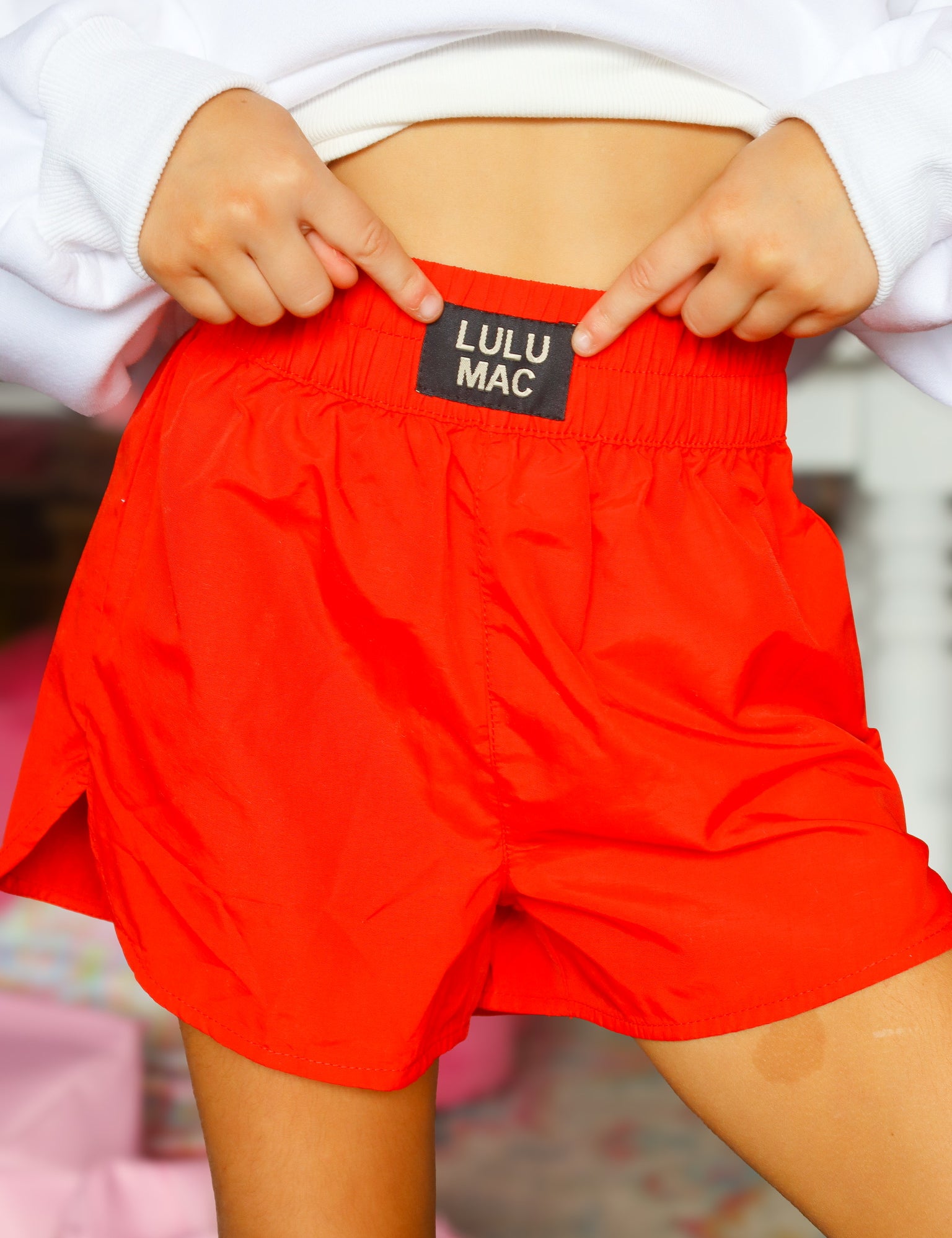 Lulumac- Kids red short