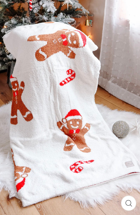 Cozy Gingerbread Man Blanket