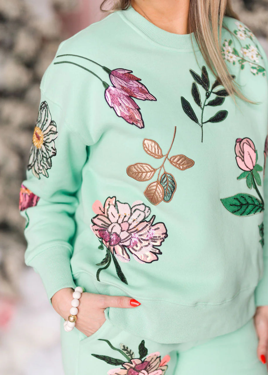 Snowdrop Botanical Sweatshirt