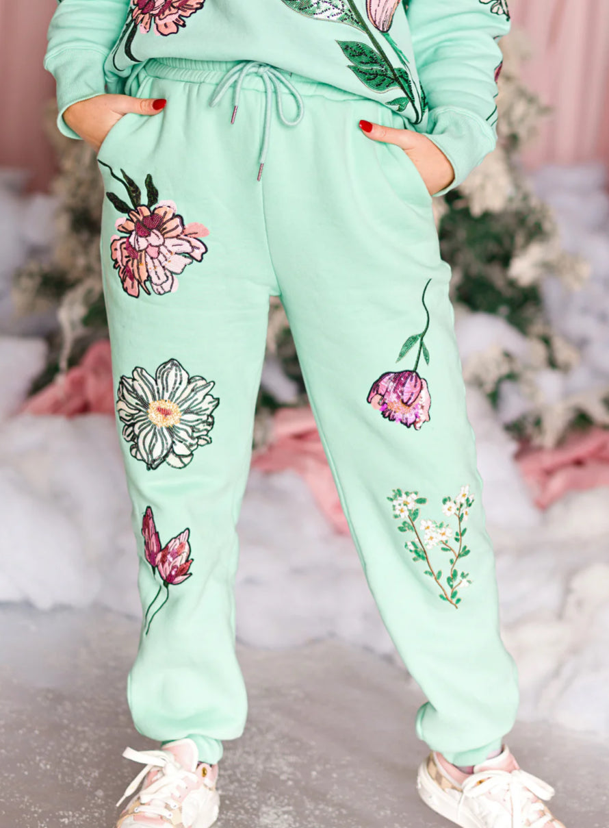 Snowdrop Botanical  Sweatpants