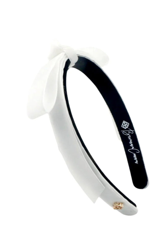 Thin White Ribbon Headband