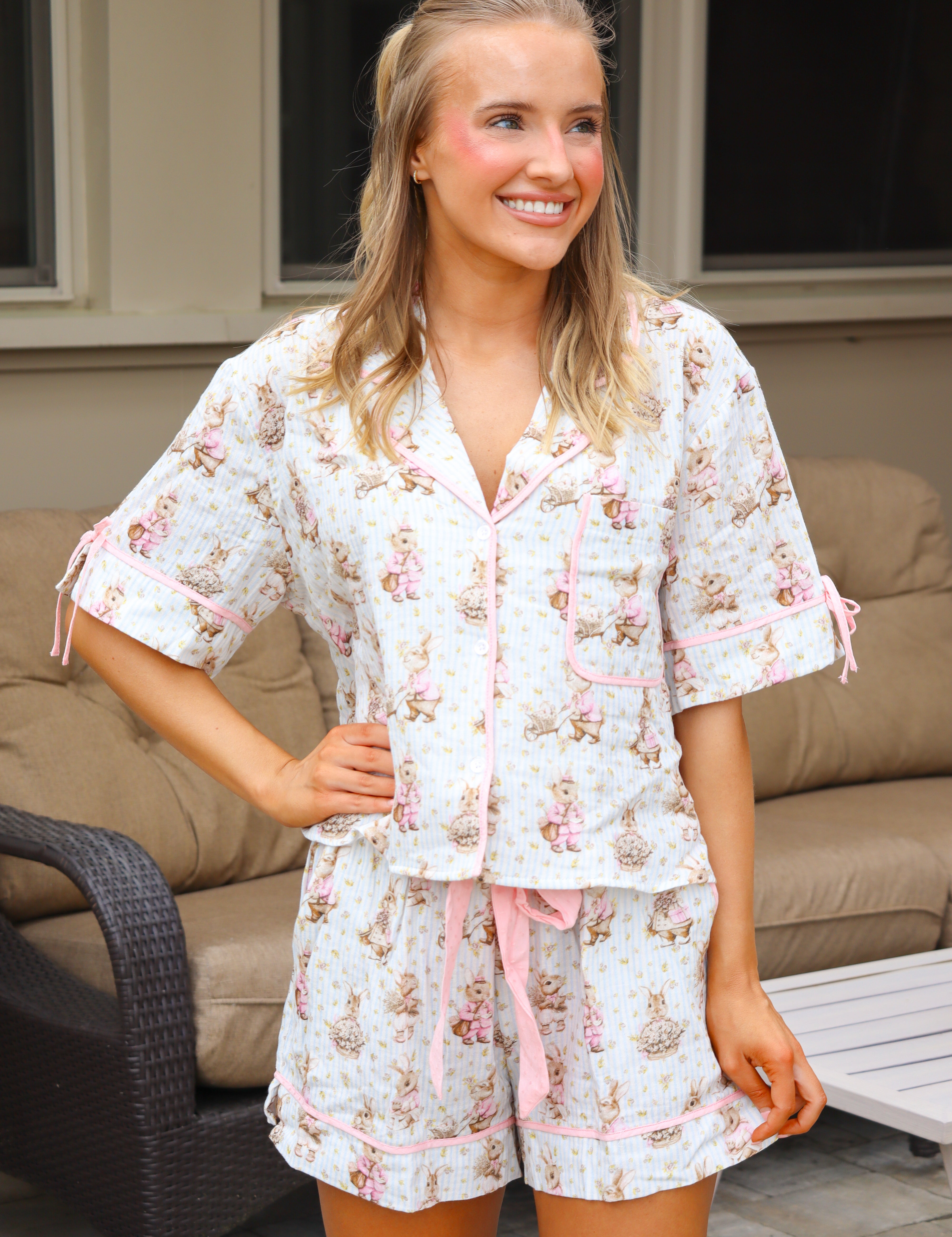 Bunnies and Bows Pj Set