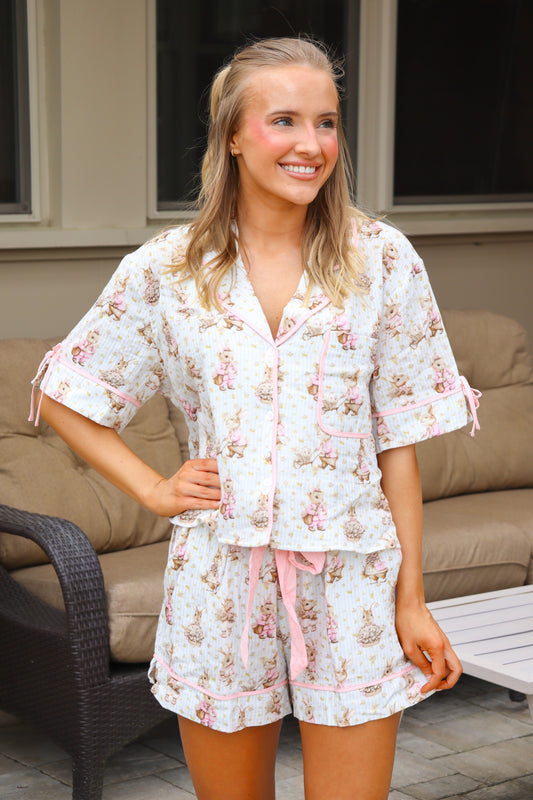 Bunnies and Bows Pj Set