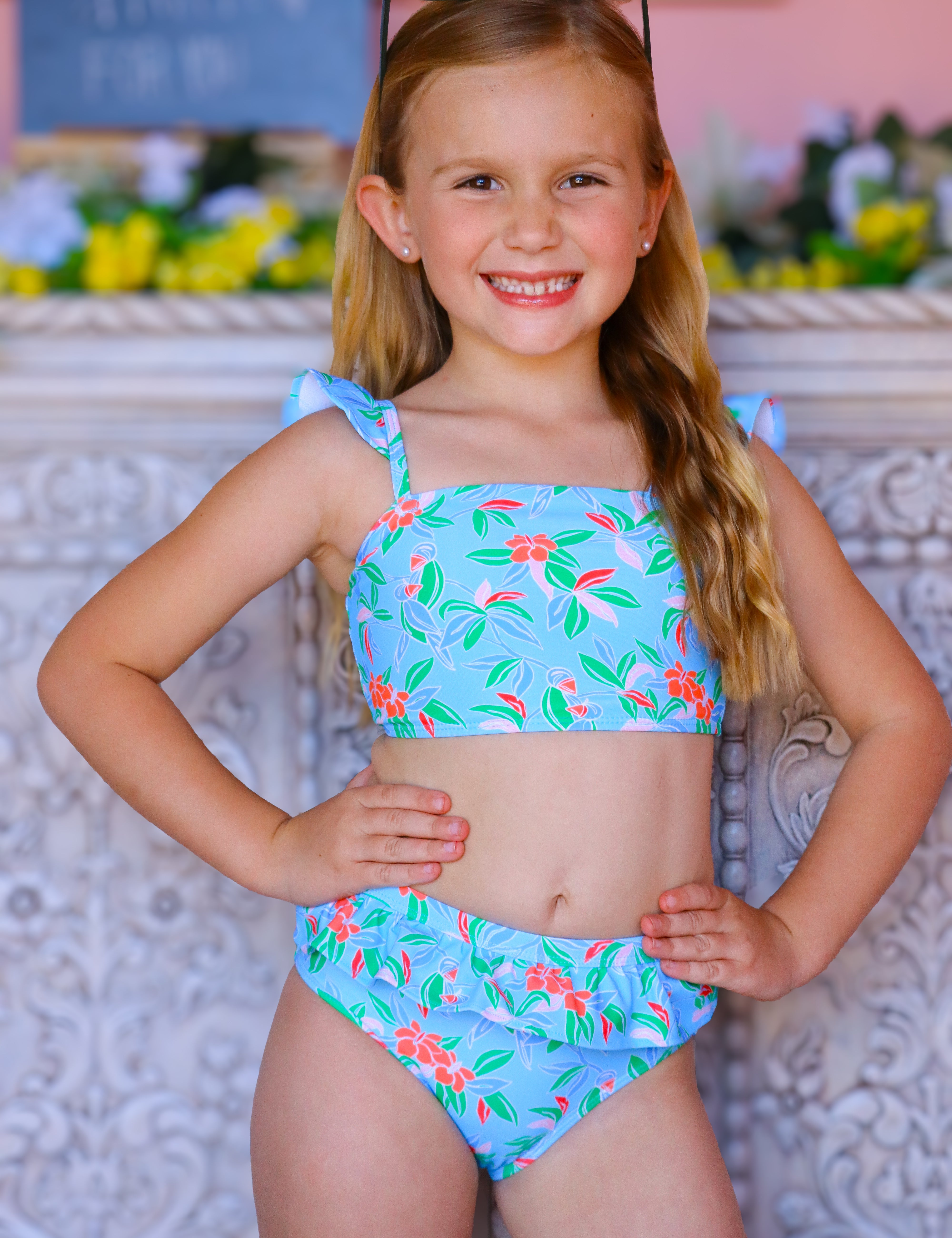 Kids Tiki Tropic Two Peice
