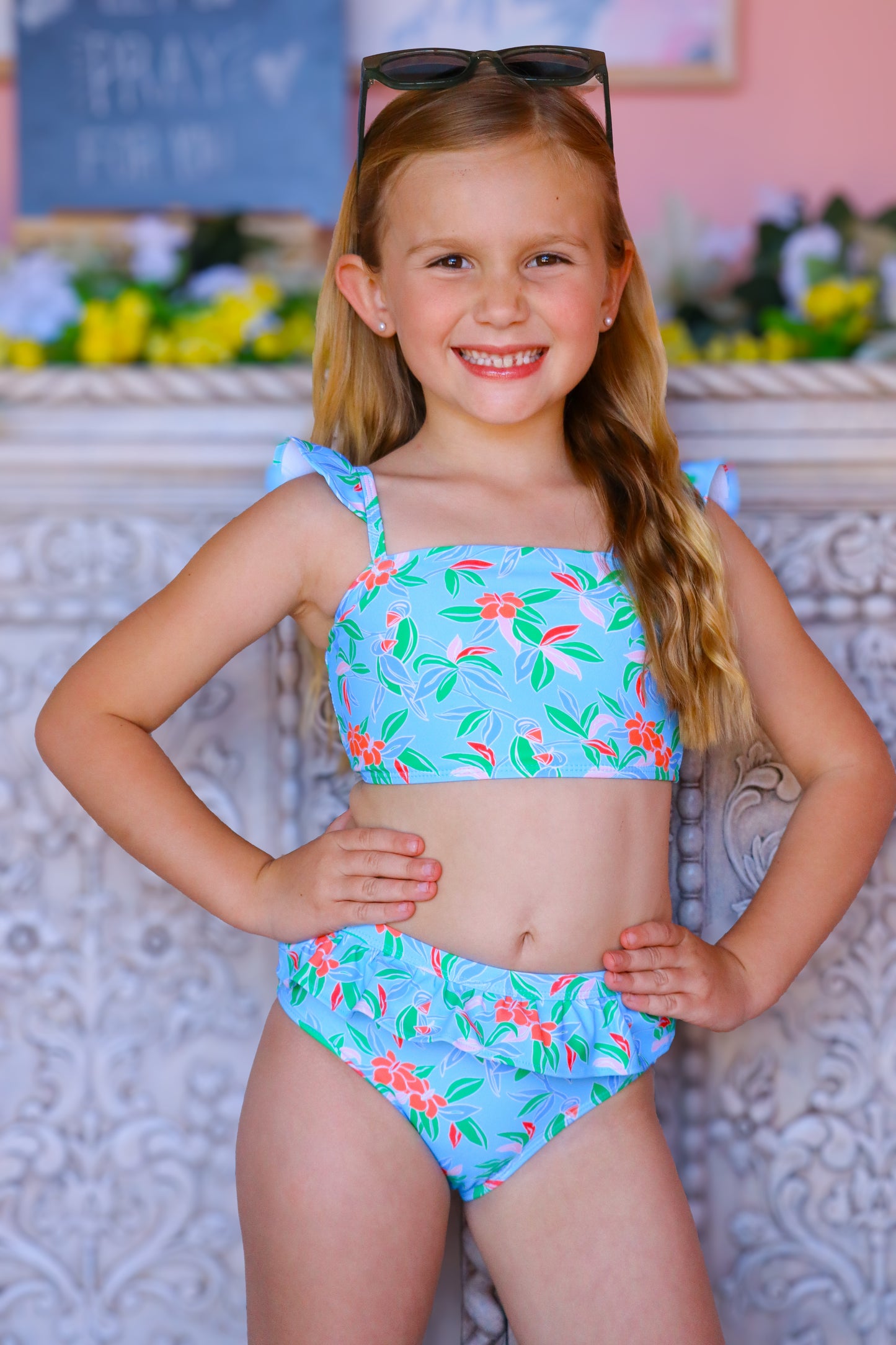 Kids Tiki Tropic Two Peice