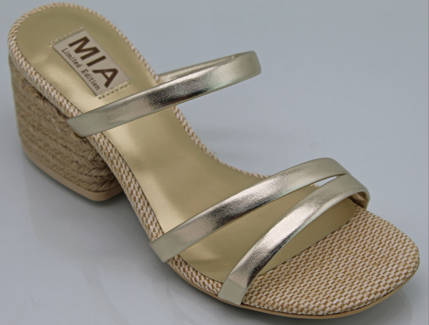 Gold Strap Heels