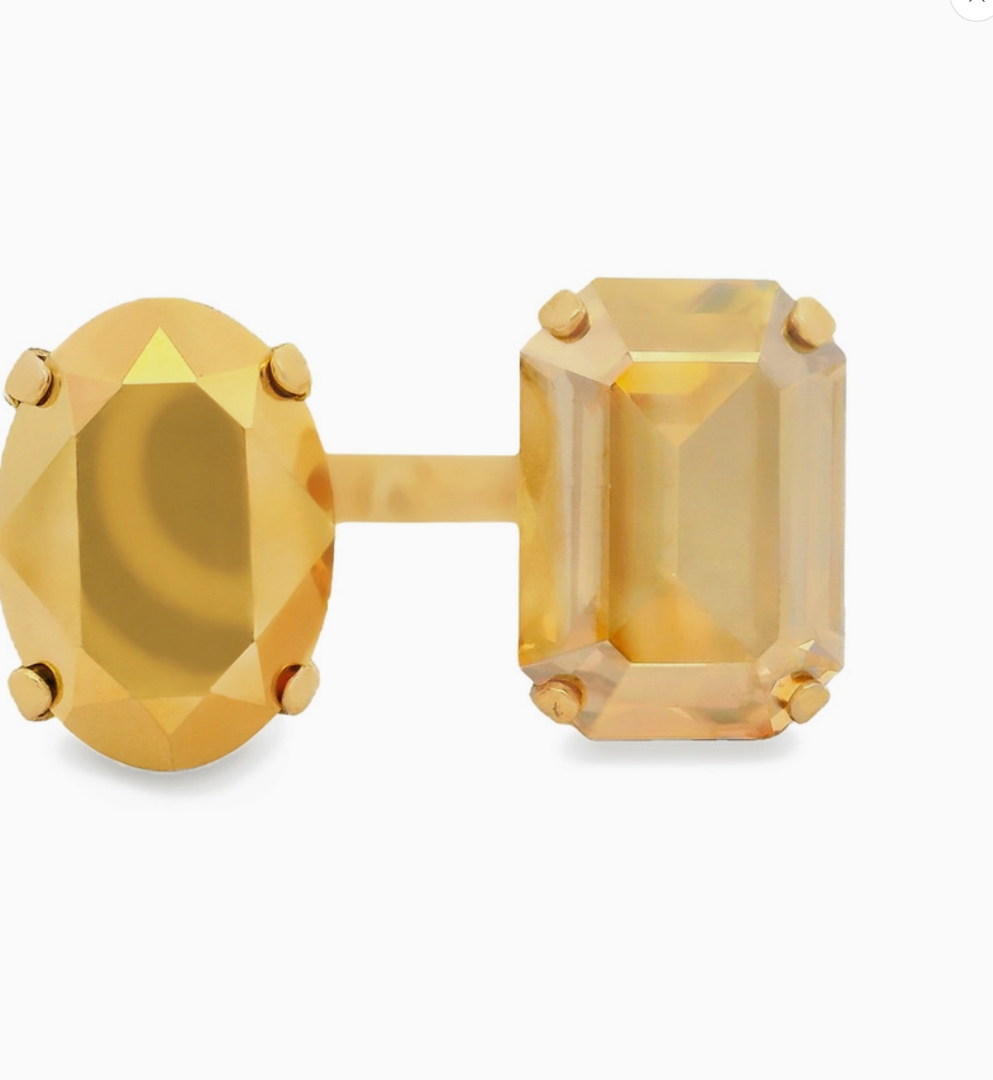 TOVA-Janel Caramel Ring