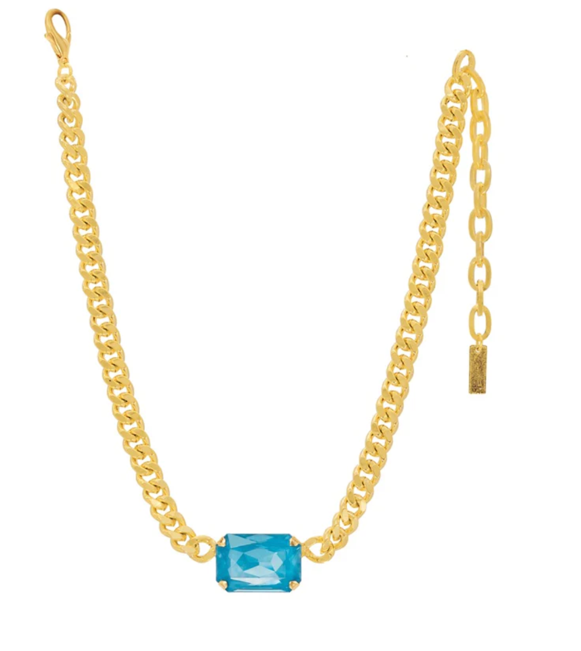 TOVA-Darcy Teal Necklace