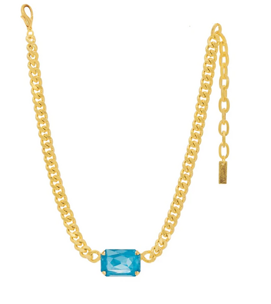 TOVA-Darcy Teal Necklace