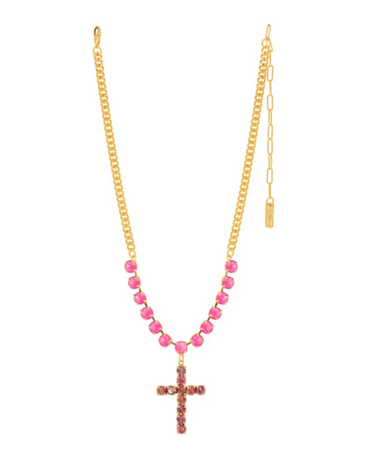 TOVA-Mini Rose Glimer Sofitella Necklace
