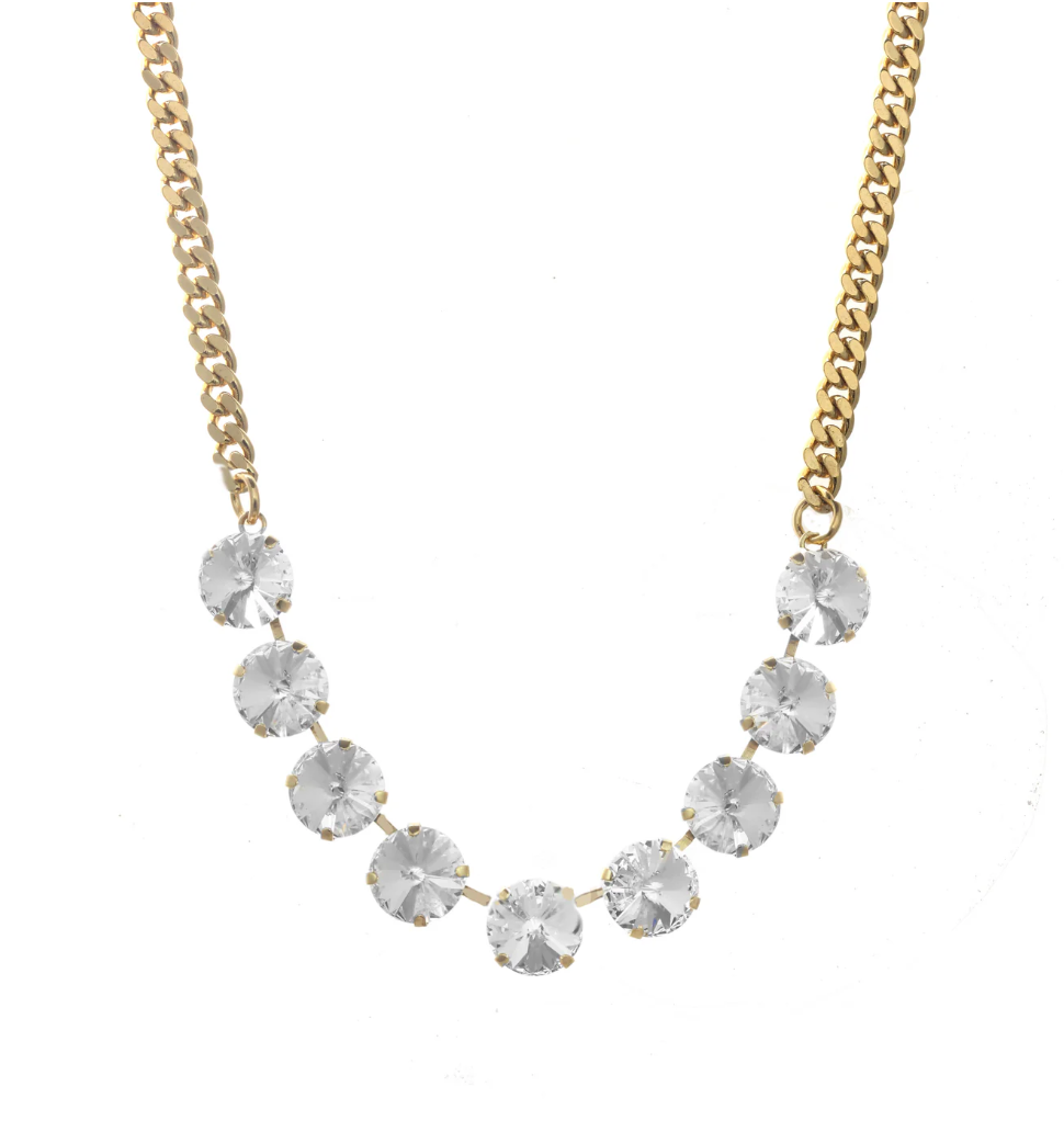 TOVA- Mini Sofia Clear Necklace