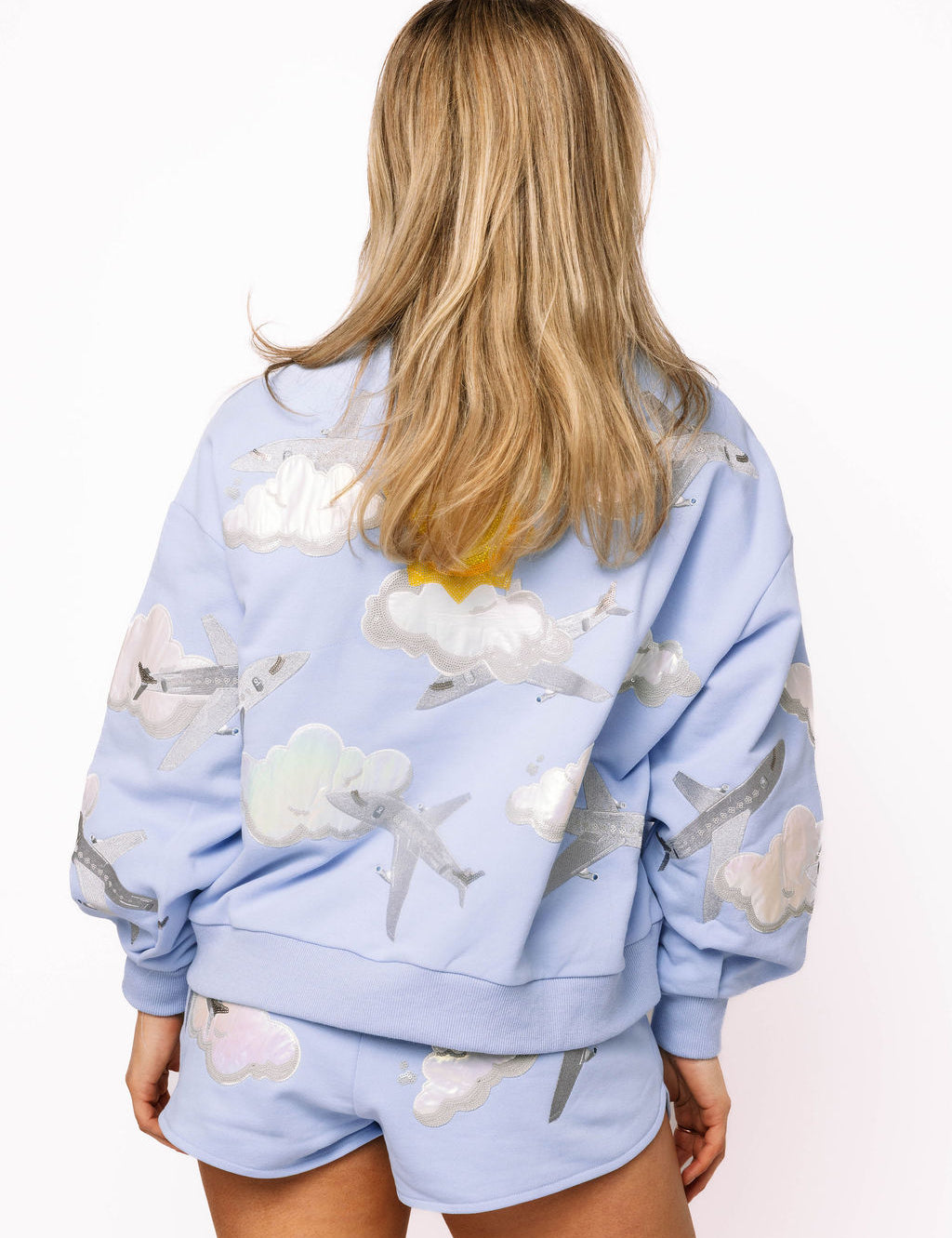 QOS Airplanes In Sky Sweatshirt