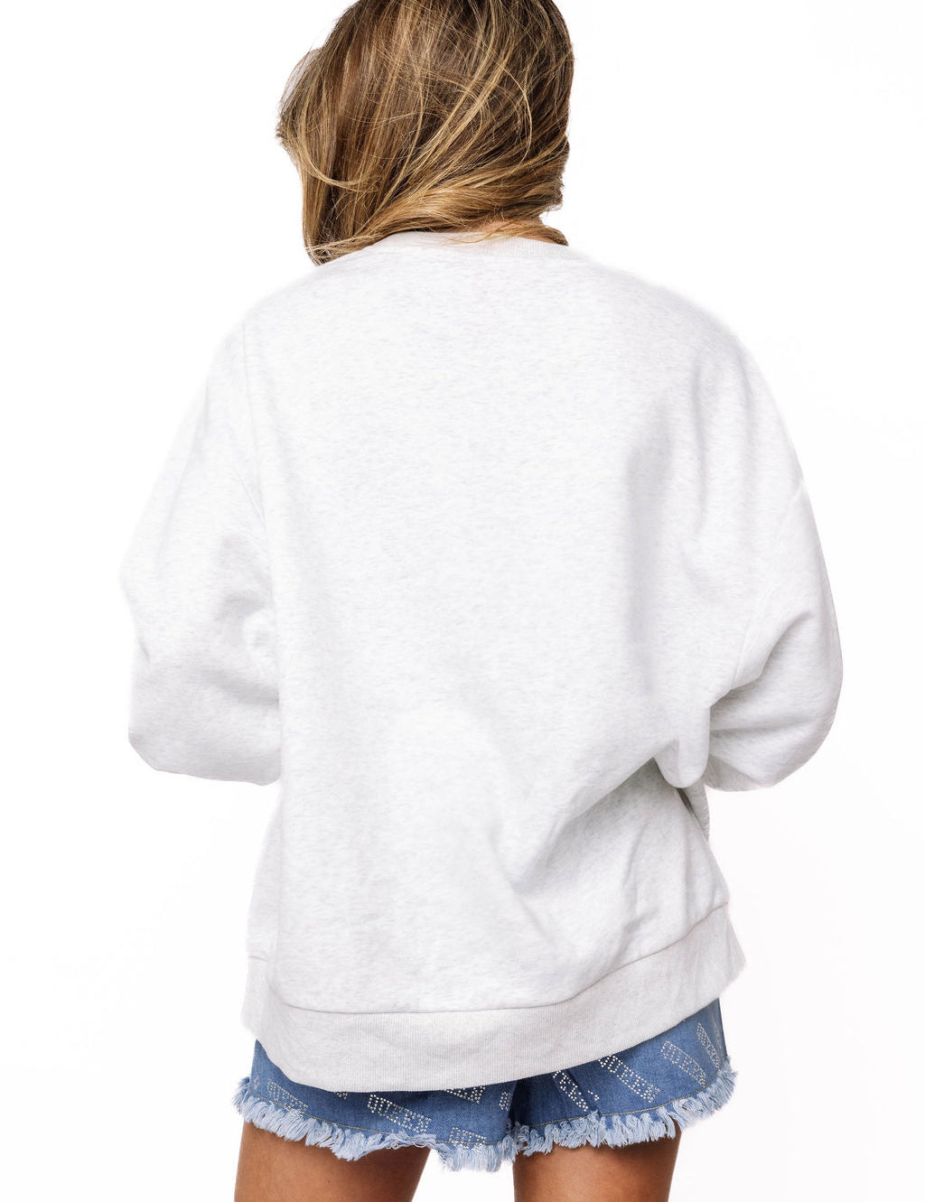 QOS Grey 'Mahjong Queen' QOS Card Tile Sweatshirt